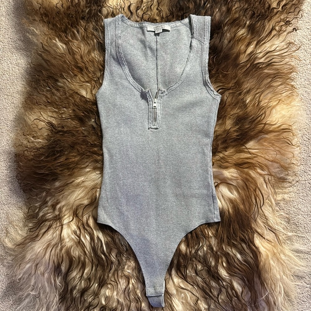 ALLSAINTS Alicia Rib Bodysuit 0 XS